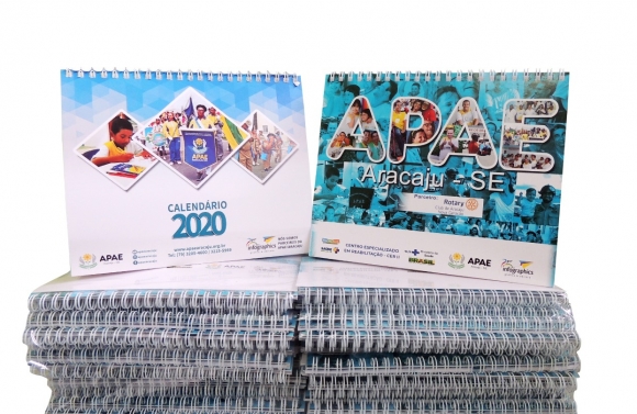 Apae Aracaju busca arrecadar verba com venda de calendários personalizados